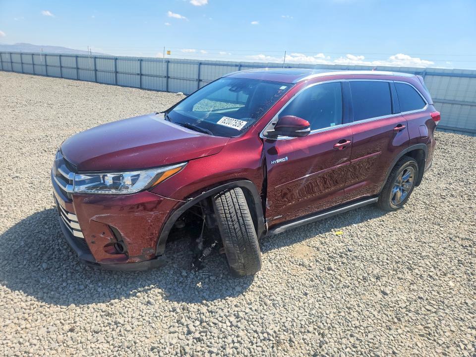 Aukcja sprzedaży 2017 Toyota Highlander Hybrid, vin: 5TDDGRFH1HS024699, numer aukcji: 62007526