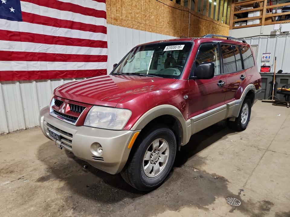 62008616 :رقم المزاد ، JA4NW31S53J035129 vin ، 2003 Mitsubishi Montero مزاد بيع