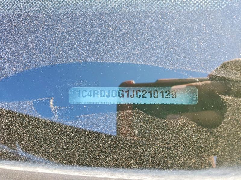 Продажа на аукционе авто 2018 Dodge Durango, vin: 1C4RDJDG1JC210129, номер лота: 62033926