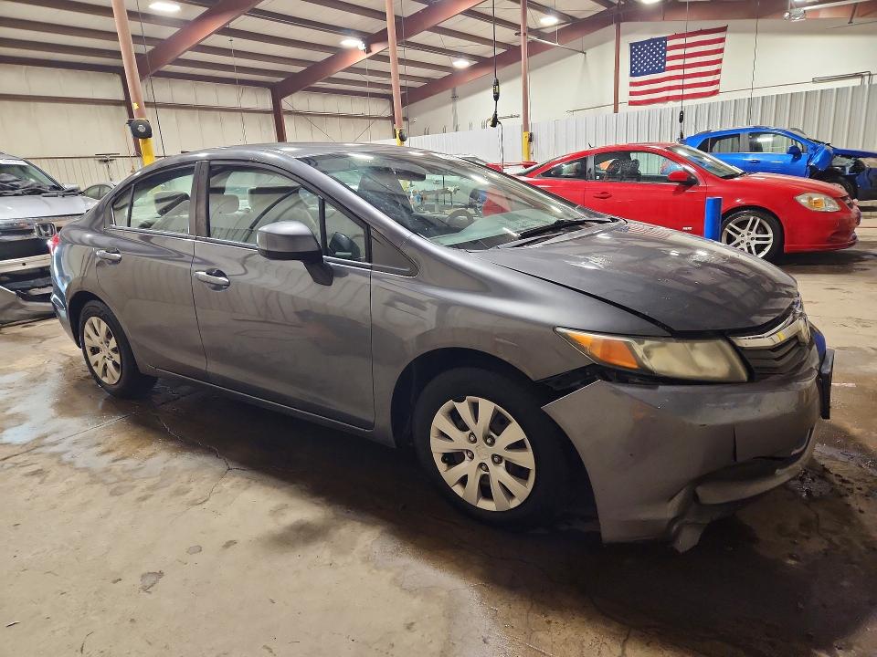60114606 :رقم المزاد ، 2HGFB2F57CH561574 vin ، 2012 Honda Civic مزاد بيع