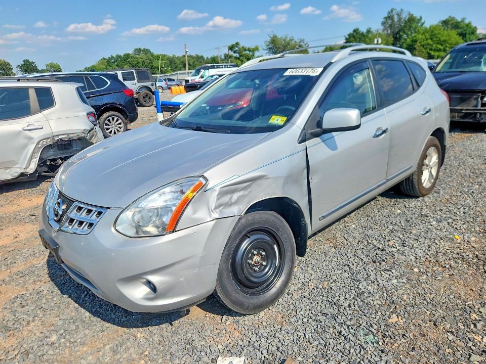 60633176 :رقم المزاد ، JN8AS5MV2DW615061 vin ، 2013 Nissan Rogue مزاد بيع