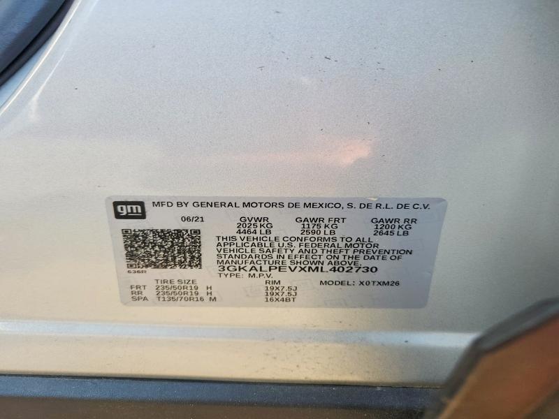 Продаж на аукціоні авто 2021 Gmc Terrain, vin: 3GKALPEVXML402730, номер лоту: 62586436