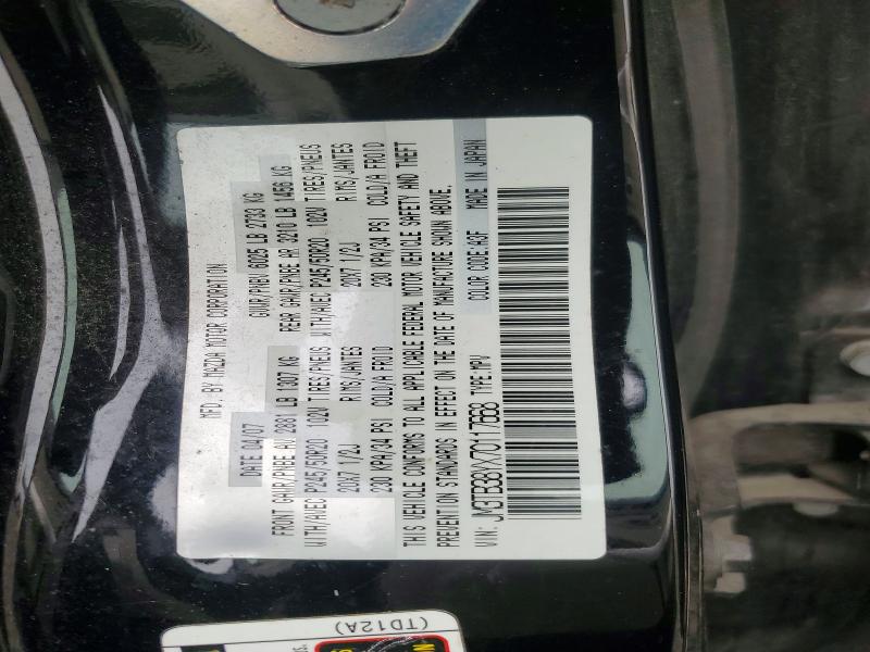 Aukcja sprzedaży 2007 Mazda Cx-9, vin: JM3TB38YX70117668, numer aukcji: 61189726