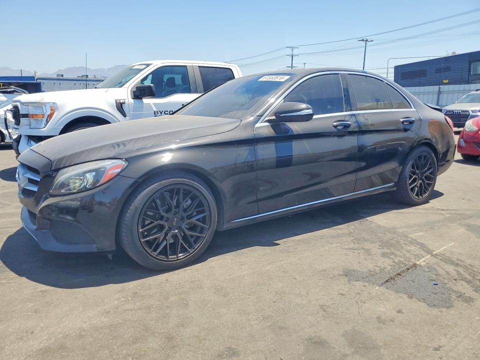 2015 Mercedes-benz C მანქანა იყიდება აუქციონზე, vin: 55SWF4JB5FU069775, აუქციონის ნომერი: 61553816
