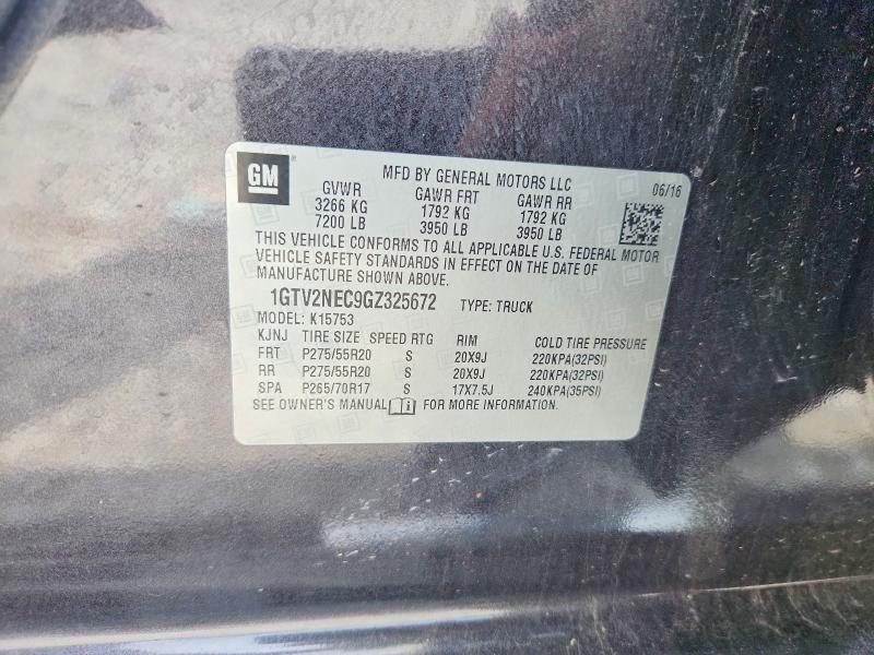 Aukcja sprzedaży 2016 Gmc Sierra, vin: 1GTV2NEC9GZ325672, numer aukcji: 60148266