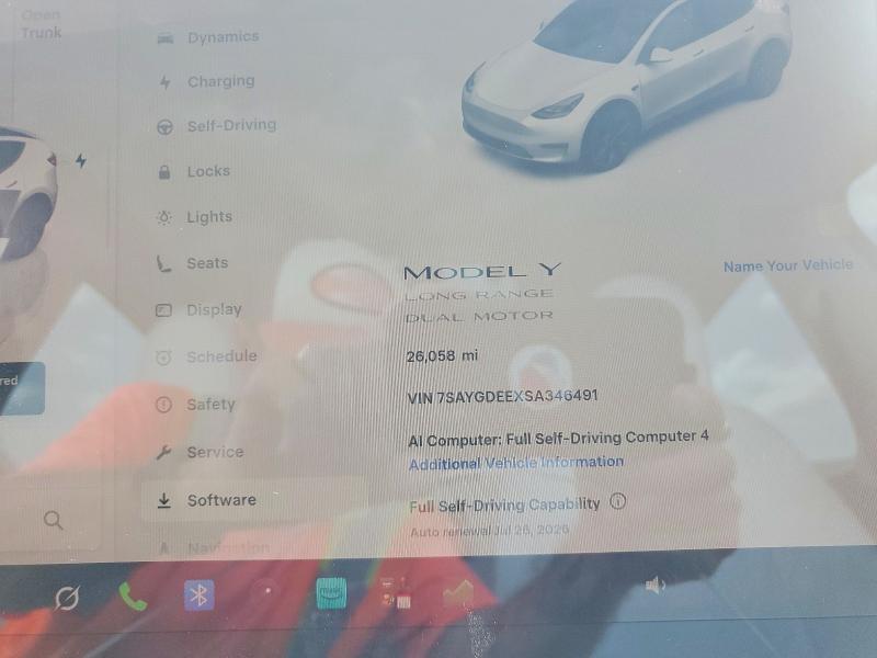 Aukcja sprzedaży 2025 Tesla Model Y, vin: 7SAYGDEEXSA346491, numer aukcji: 59700566