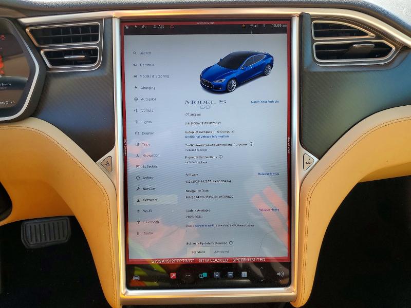 Продажа на аукционе авто 2015 Tesla Model S, vin: 5YJSA1S12FFP73371, номер лота: 60437866