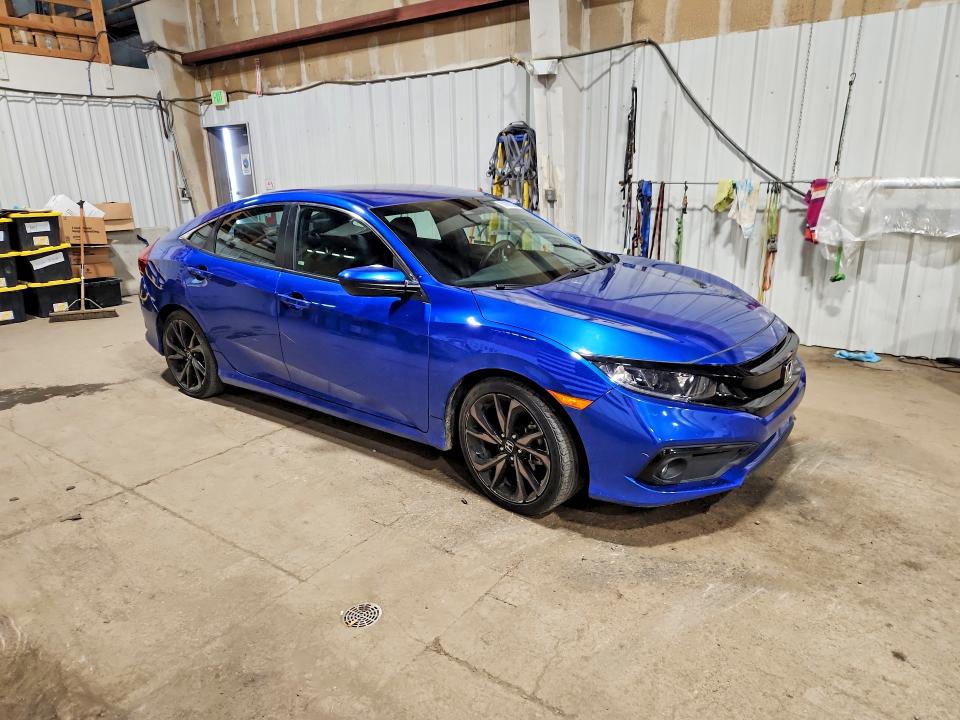 60862296 :رقم المزاد ، 19XFC2F88KE009646 vin ، 2019 Honda Civic مزاد بيع