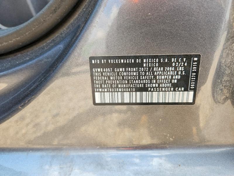 Продаж на аукціоні авто 2024 Volkswagen Jetta, vin: 3VWAM7BU3RM048410, номер лоту: 60694396