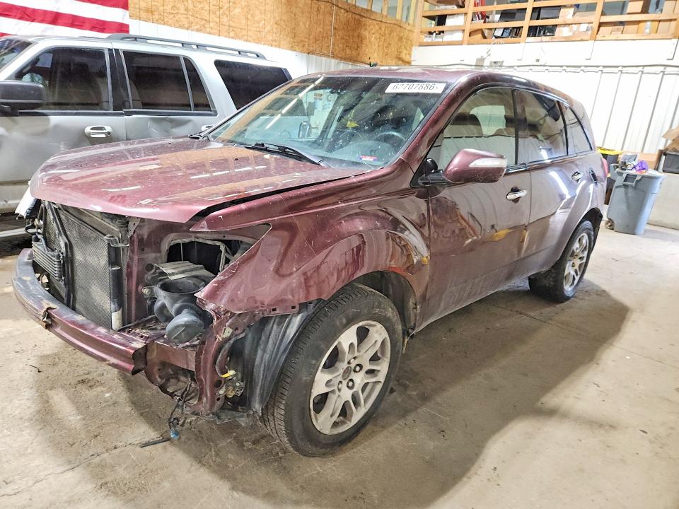 2007 Acura Mdx მანქანა იყიდება აუქციონზე, vin: 2HNYD28217H511631, აუქციონის ნომერი: 62707886