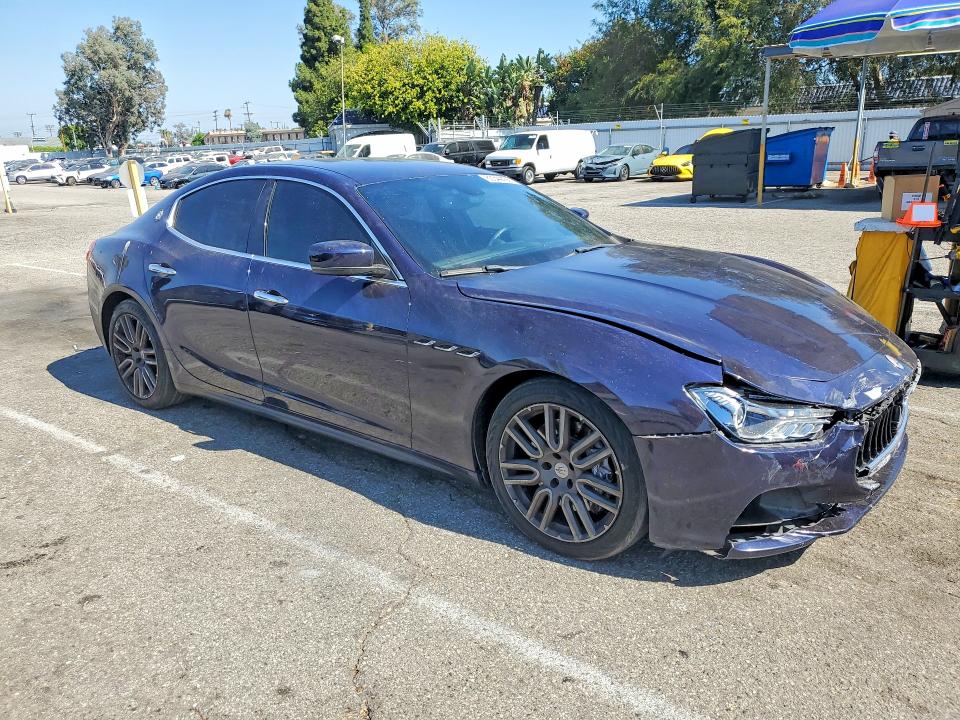 2015 Maserati Ghibli მანქანა იყიდება აუქციონზე, vin: ZAM57XSA4F1146237, აუქციონის ნომერი: 63344436