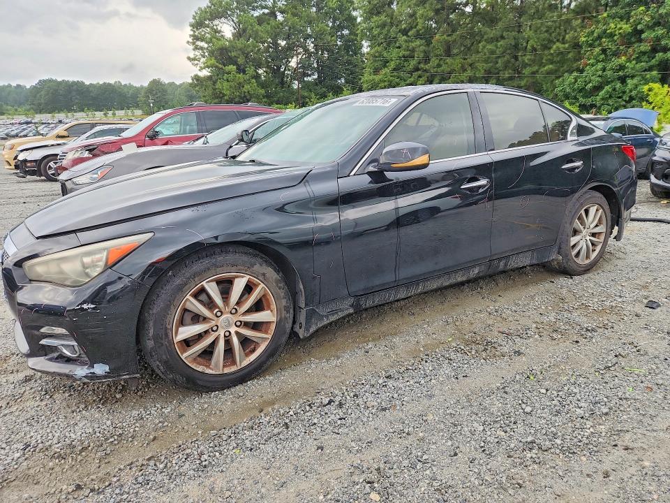2015 Infiniti Q50 მანქანა იყიდება აუქციონზე, vin: JN1BV7AR9FM409909, აუქციონის ნომერი: 62085716