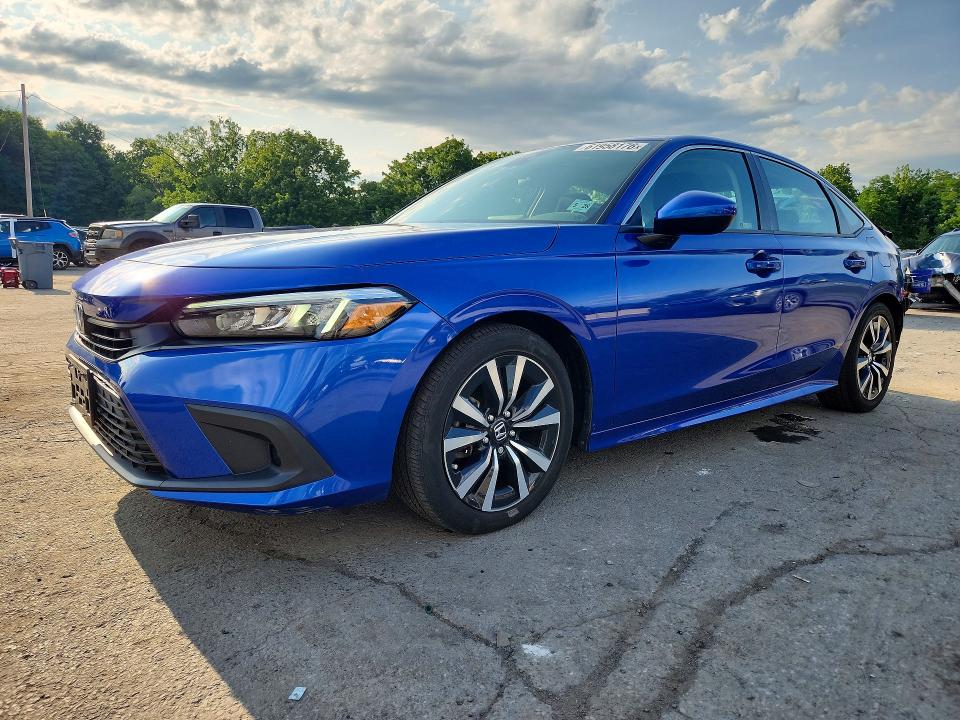 61958176 :رقم المزاد ، 2HGFE1F75PH316801 vin ، 2023 Honda Civic مزاد بيع