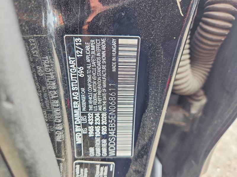 60672176 :رقم المزاد ، WDDSJ4EB5EN068611 vin ، 2014 Mercedes-benz Cla مزاد بيع