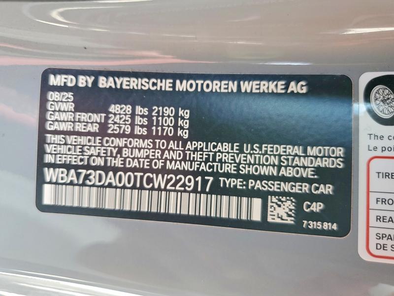 Aukcja sprzedaży 2026 Bmw M440i, vin: WBA73DA00TCW22917, numer aukcji: 60068796