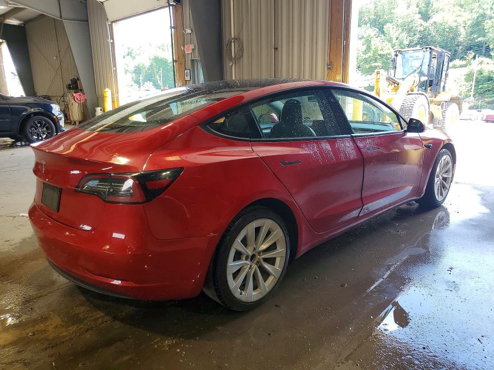 60666956 :رقم المزاد ، 5YJ3E1EA3NF371300 vin ، 2022 Tesla Model 3 مزاد بيع