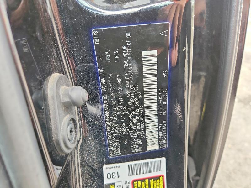 2018 Toyota Sienna მანქანა იყიდება აუქციონზე, vin: 5TDXZ3DC1JS957312, აუქციონის ნომერი: 61555006