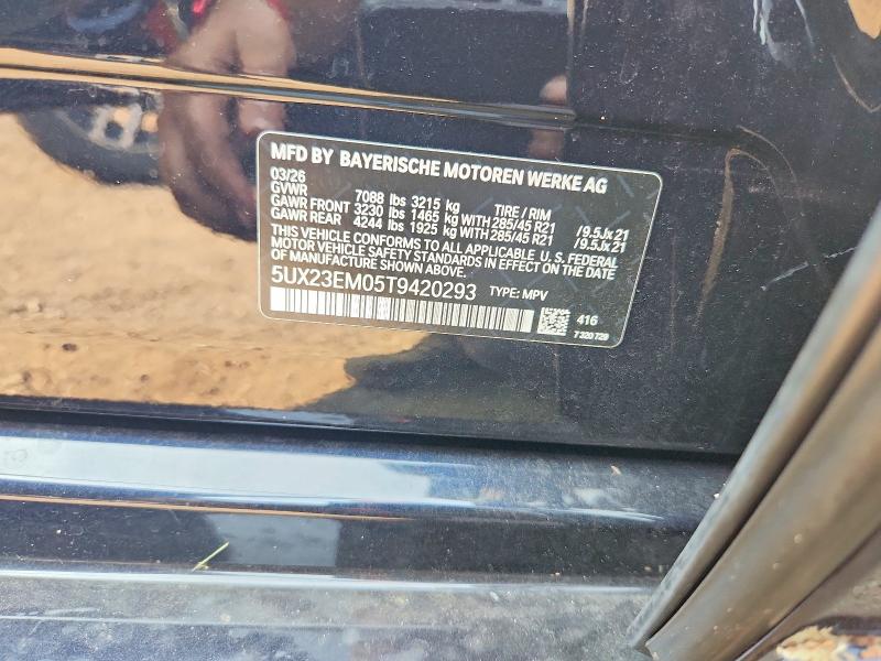 60739116 :رقم المزاد ، 5UX23EM05T9420293 vin ، 2026 Bmw X7 مزاد بيع