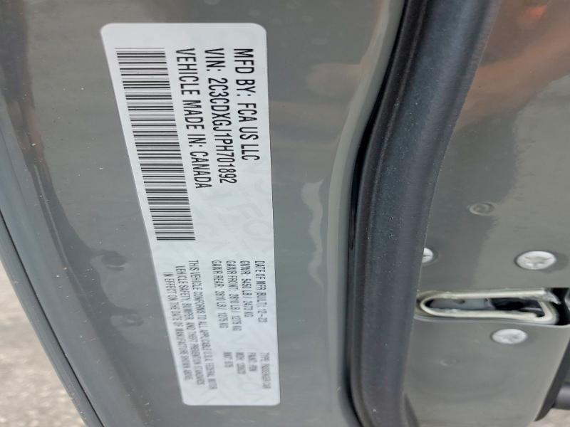 Aukcja sprzedaży 2023 Dodge Charger, vin: 2C3CDXGJ1PH701892, numer aukcji: 59847936