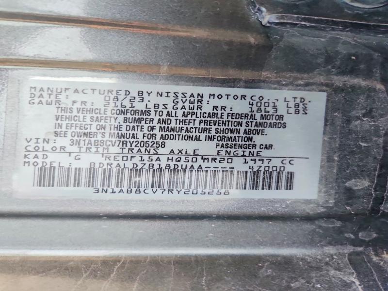 Aukcja sprzedaży 2024 Nissan Sentra, vin: 3N1AB8CV7RY205258, numer aukcji: 59285146