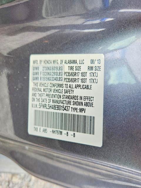 Aukcja sprzedaży 2014 Honda Odyssey, vin: 5FNRL5H48EB015437, numer aukcji: 60052336