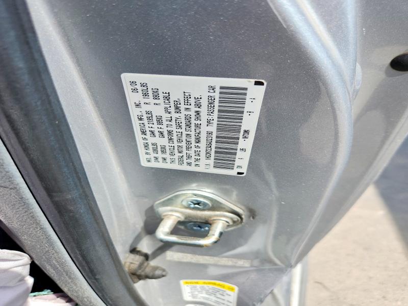 2006 Honda Accord მანქანა იყიდება აუქციონზე, vin: 1HGCM72346A023190, აუქციონის ნომერი: 62209906