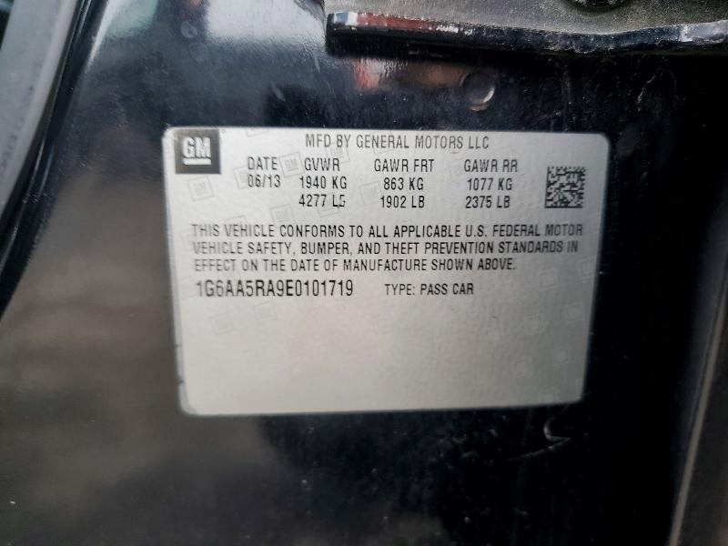 2014 Cadillac Ats მანქანა იყიდება აუქციონზე, vin: 1G6AA5RA9E0101719, აუქციონის ნომერი: 59692886