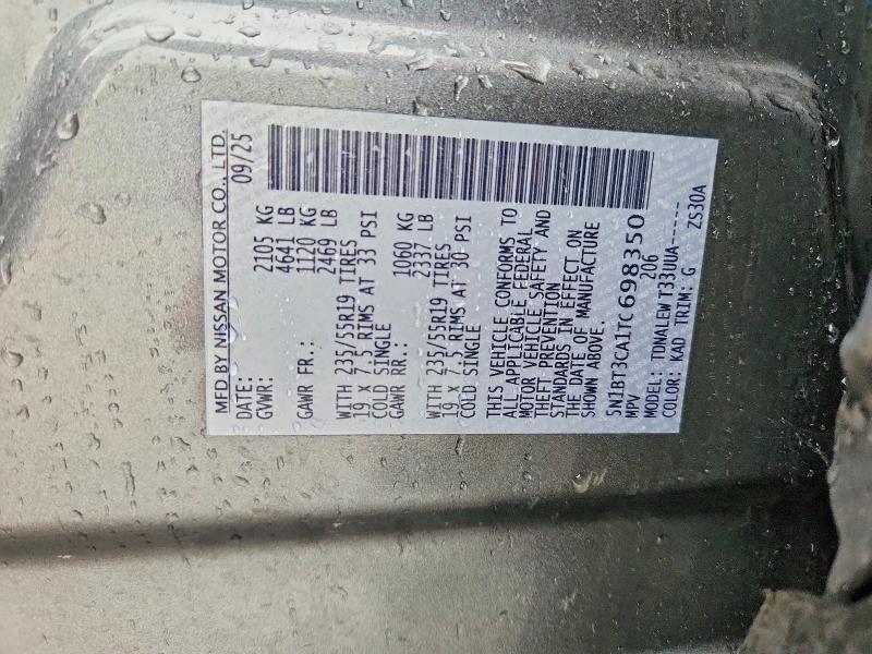Продаж на аукціоні авто 2026 Nissan Rogue, vin: 5N1BT3CA1TC698350, номер лоту: 63348156
