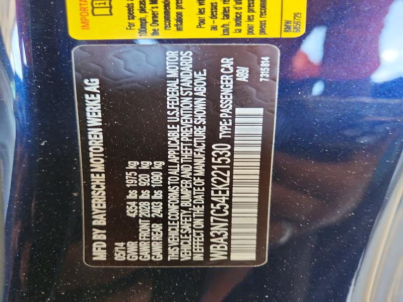 Продажа на аукционе авто 2014 Bmw 428, vin: WBA3N7C54EK221530, номер лота: 62645456