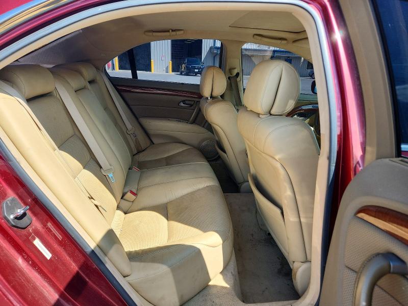 62954206 :رقم المزاد ، JH4KB16585C006807 vin ، 2005 Acura Rl مزاد بيع
