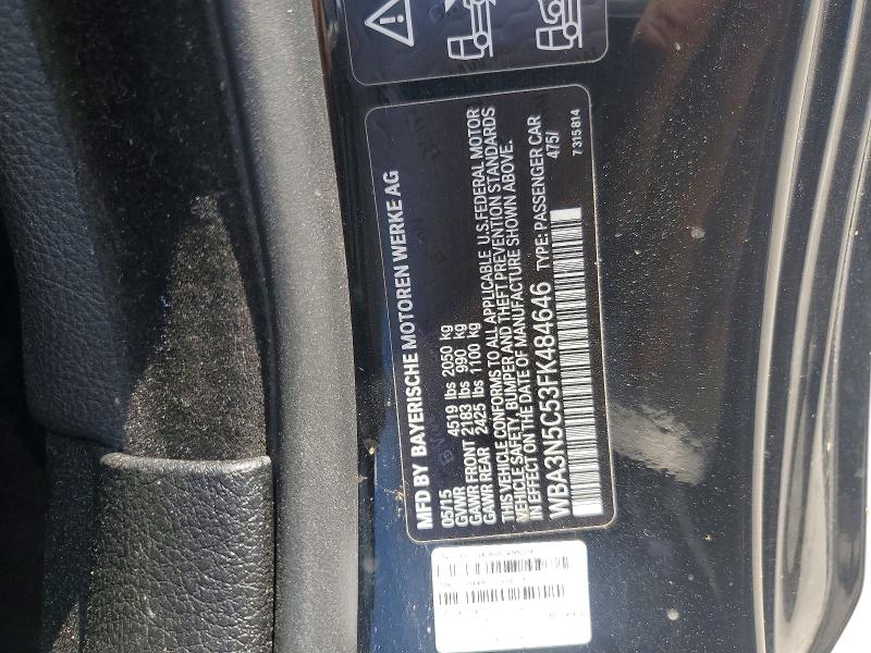 Aukcja sprzedaży 2015 Bmw 428, vin: WBA3N5C53FK484646, numer aukcji: 61610256