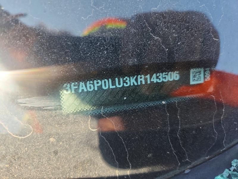 Продажа на аукционе авто 2019 Ford Fusion, vin: 3FA6P0LU3KR143506, номер лота: 62506306