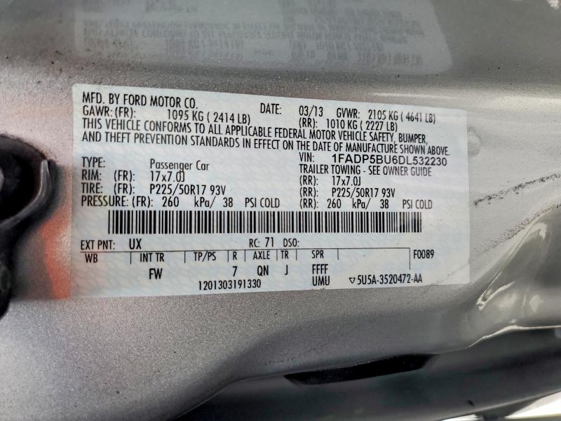 Aukcja sprzedaży 2013 Ford C-max, vin: 1FADP5BU6DL532230, numer aukcji: 60014746