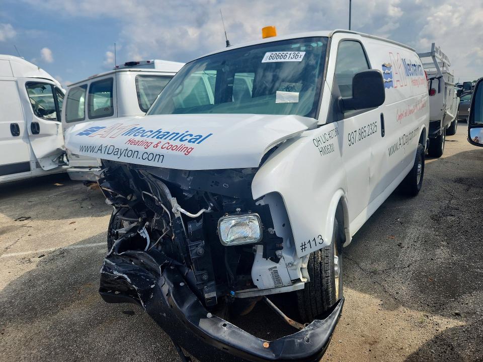 60666136 :رقم المزاد ، 1GCZGTCB5D1119163 vin ، 2013 Chevrolet Express G3500 مزاد بيع