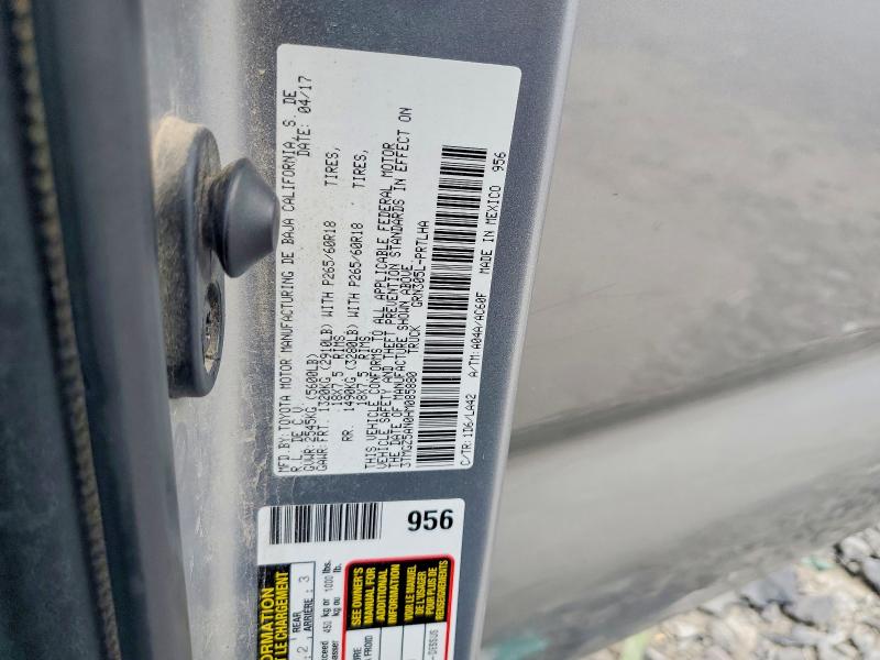 60500696 :رقم المزاد ، 3TMGZ5AN0HM085880 vin ، 2017 Toyota Tacoma مزاد بيع