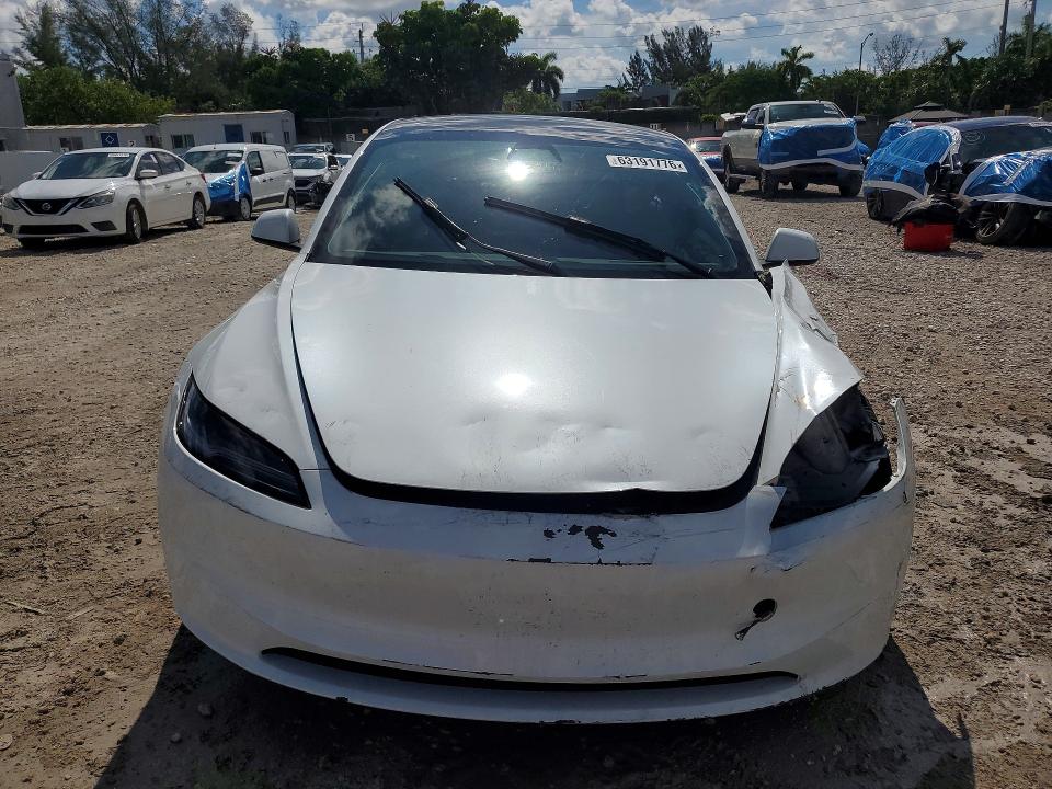 Aukcja sprzedaży 2024 Tesla Model 3, vin: 5YJ3E1EA0RF749000, numer aukcji: 63191776