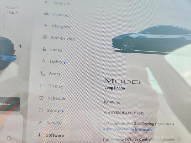 2026 Tesla Model 3 მანქანა იყიდება აუქციონზე, vin: 5YJ3E1EA1TF117615, აუქციონის ნომერი: 61556096