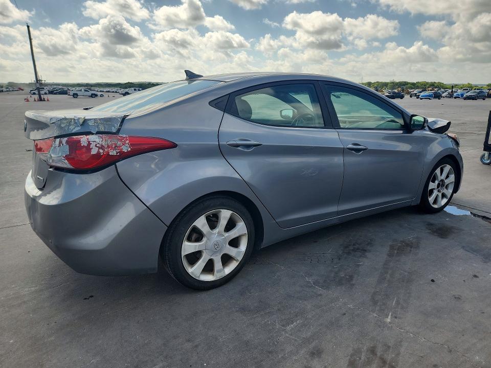 2012 Hyundai Elantra მანქანა იყიდება აუქციონზე, vin: KMHDH4AE1CU296411, აუქციონის ნომერი: 59131586