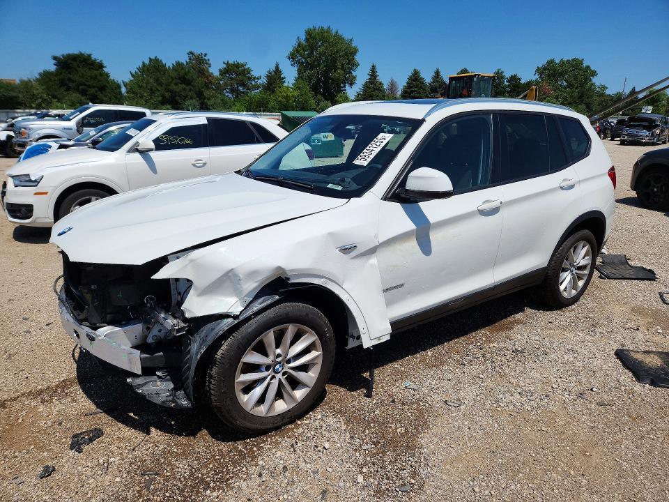 Продаж на аукціоні авто 2016 Bmw X3, vin: 5UXWX9C56G0D68082, номер лоту: 59341256
