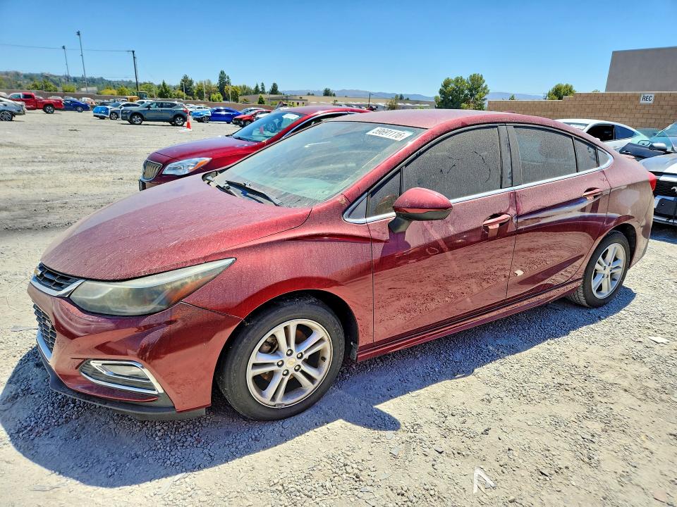 59691116 :رقم المزاد ، 1G1BE5SM8G7287590 vin ، 2016 Chevrolet Cruze مزاد بيع