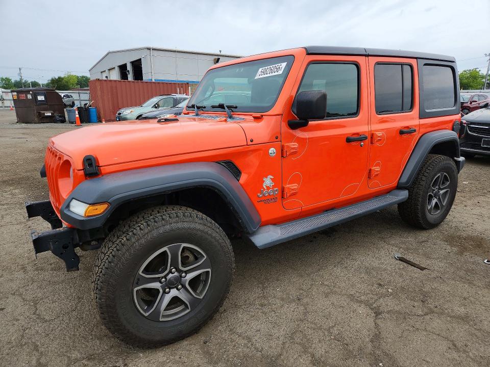 59826056 :رقم المزاد ، 1C4HJXDN5JW316300 vin ، 2018 Jeep Wrangler Unlimited مزاد بيع