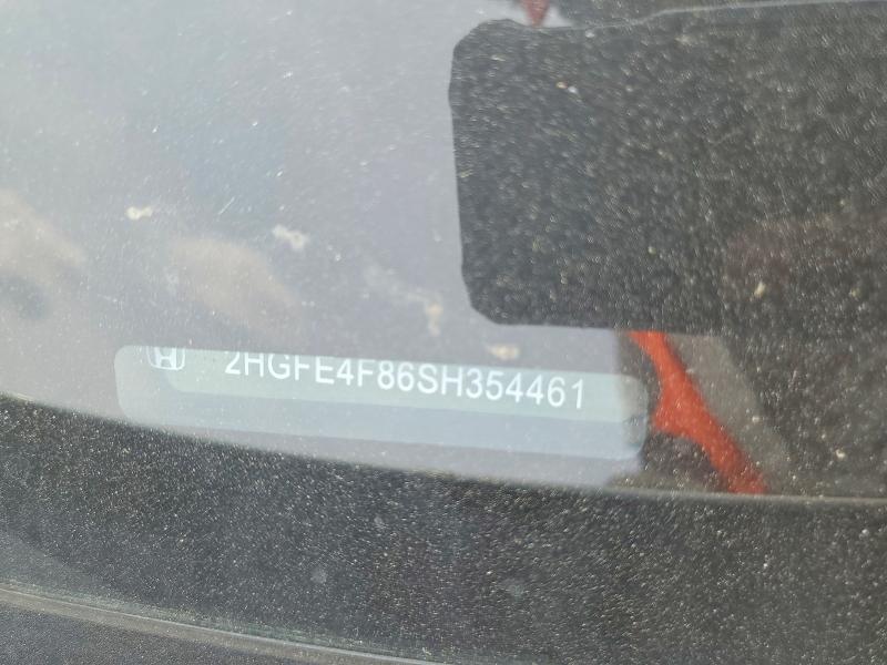 Aukcja sprzedaży 2025 Honda Civic, vin: 2HGFE4F86SH354461, numer aukcji: 61090116