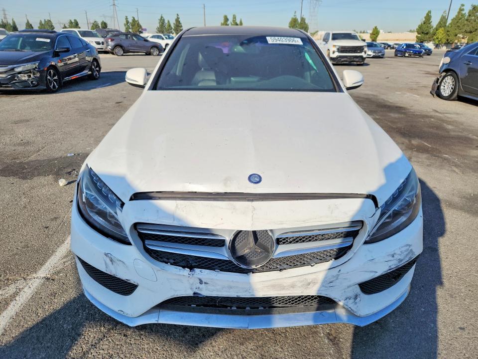 59403906 :رقم المزاد ، 55SWF4KB9FU007312 vin ، 2015 Mercedes-benz C مزاد بيع