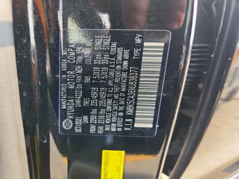 59637346 :رقم المزاد ، KM8K5CA36NU836377 vin ، 2022 Hyundai Kona مزاد بيع
