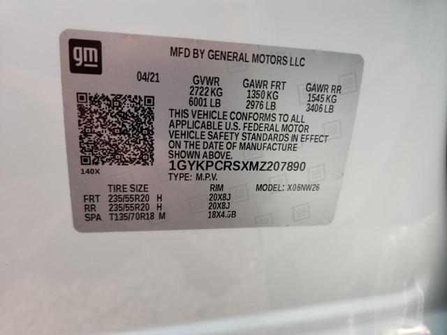 Продаж на аукціоні авто 2021 Cadillac Xt6, vin: 1GYKPCRSXMZ207890, номер лоту: 60819056