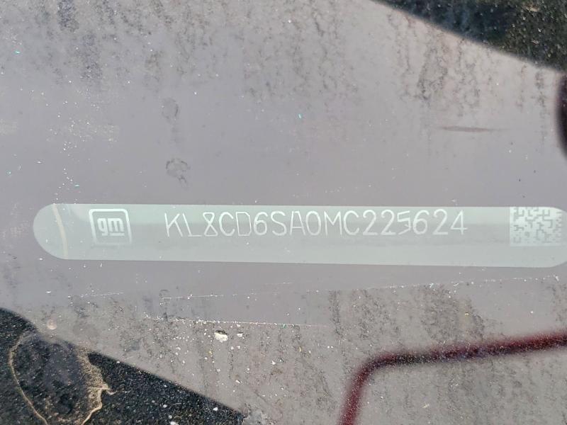 2021 Chevrolet Spark მანქანა იყიდება აუქციონზე, vin: KL8CD6SA0MC225624, აუქციონის ნომერი: 61738746