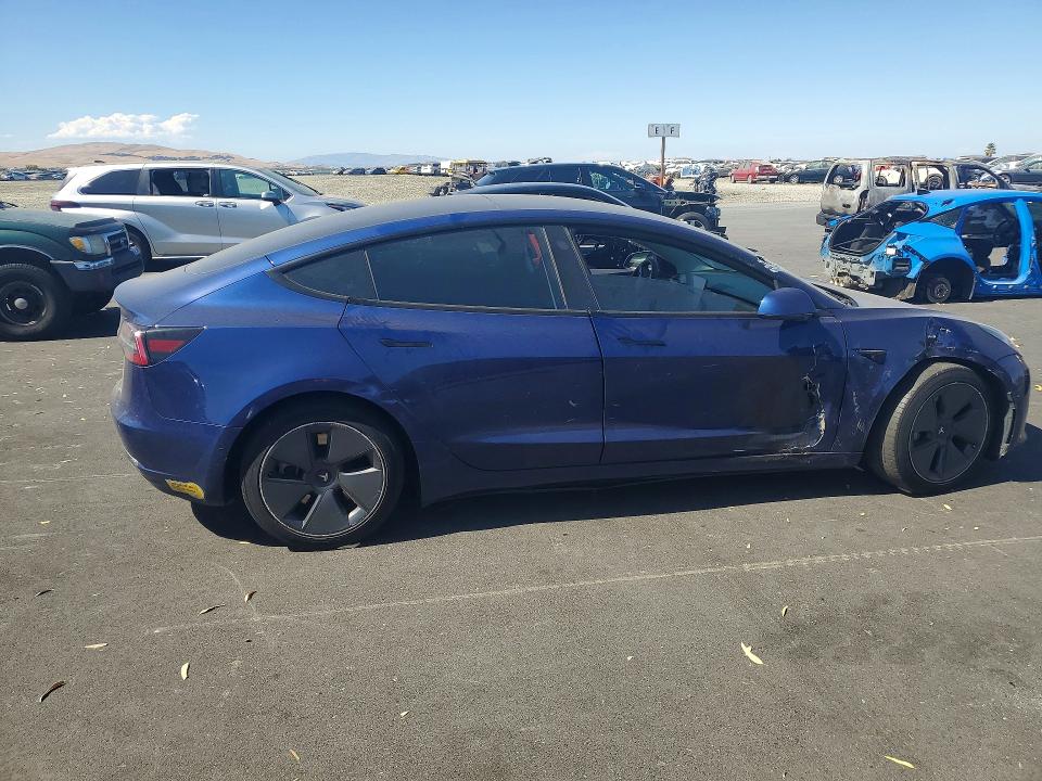 2021 Tesla Model 3 მანქანა იყიდება აუქციონზე, vin: 5YJ3E1EB2MF074008, აუქციონის ნომერი: 59161156