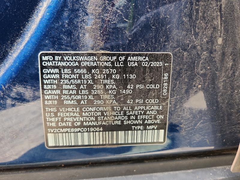 Aukcja sprzedaży 2023 Volkswagen Id.4, vin: 1V2CMPE89PC019064, numer aukcji: 63234246