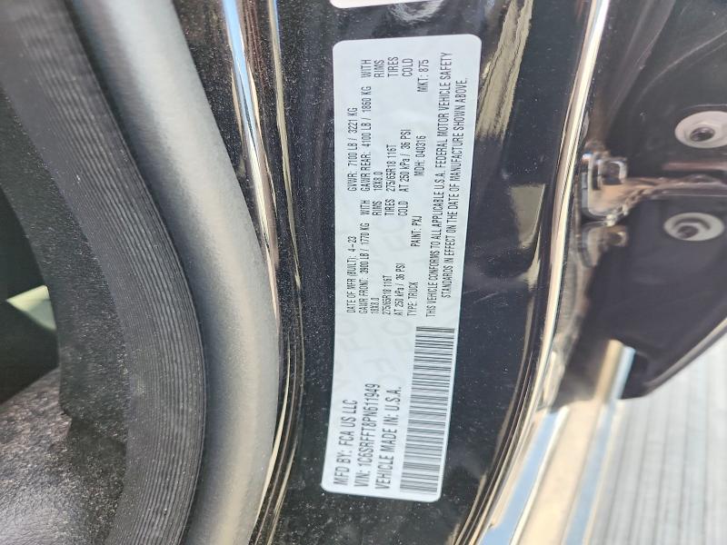 Продажа на аукционе авто 2023 Ram 1500, vin: 1C6SRFFT8PN611949, номер лота: 61429506