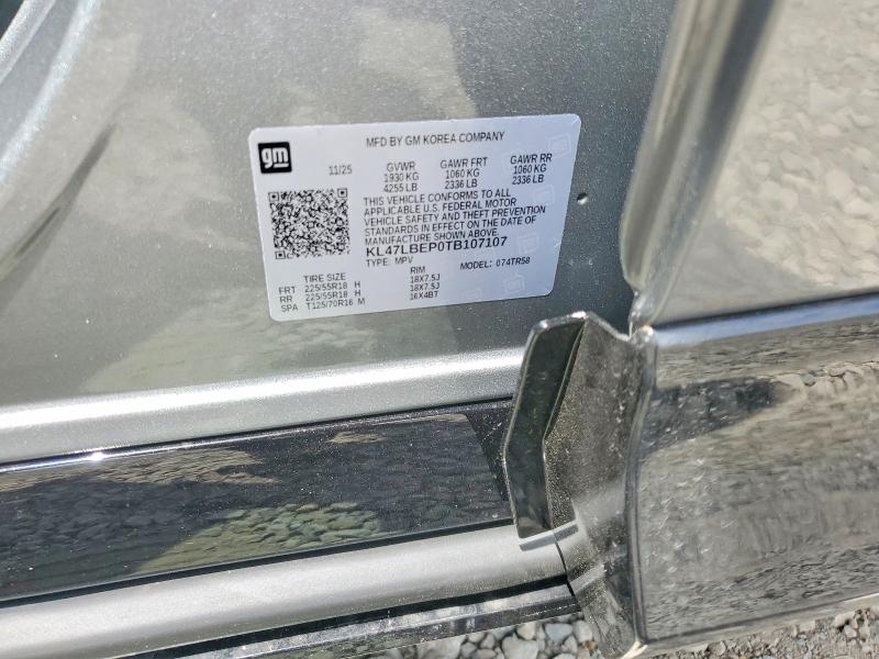 Aukcja sprzedaży 2026 Buick Envista, vin: KL47LBEP0TB107107, numer aukcji: 61386976